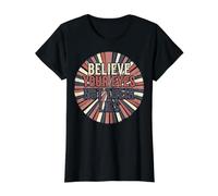 Cree en Tus Ojos, no en Sus mentiras, Vintage Truth Seeker Camiseta gráfica económica, Mujer, Negro, S
