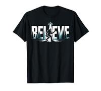 Cree que el OVNI Bigfoot Sasquatch Alien Peace Forest es divertido Camiseta