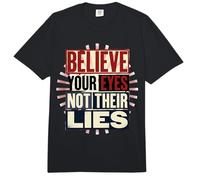 Cree Tus Ojos No Sus Mentiras Derechos Humanos Democracia Comfort Colors Adult Heavyweight T-Shirt