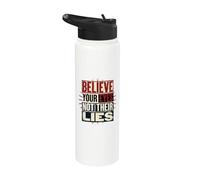Cree Tus Ojos No Sus Mentiras Derechos Humanos Democracia Stainless Steel Insulated Water Bottle
