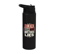 Cree Tus Ojos No Sus Mentiras Derechos Humanos Democracia Stainless Steel Insulated Water Bottle