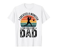 Creé un Monstruo, Ella me Llama papá, Padre Orgulloso del softbol Camiseta
