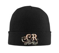 Creedence Clearwater Revivals Gorra de Punto CCR Birras Vintage de Hip Hop Sombreros de Gimnasio para Hombres Patrón Otoño-Invierno Gorros de Gorro