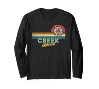 Creek Blood Retro Sun Vintage Indian American Tocado Manga Larga