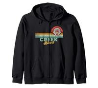 Creek Blood Retro Sun Vintage Indian American Tocado Sudadera con Capucha