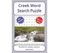 Creek Word Search Puzzle: Word searches about Creek, with easy to read print | 6 x 9 inches. 110 pages | 50+ puzzles _ Gifts for Vacations, Holidays. (Water Ways Series Word Search Puzzles)