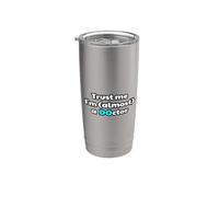 Créeme, soy casi un médico osteópatas Futuro DO D.O Vaso térmico de acero inoxidable de doble pared