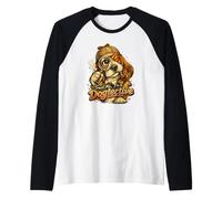 Créeme, Soy un Dogtective! Divertido Perro Detective Camiseta Manga Raglan