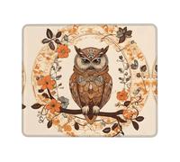 (Creencias sobre El Búho) Alfombrillas De Mouse Antipolvere Alfombrilla para Ratón Bordes Cosidos Alfombrilla De Ratón para Oficina Pc Hogar 25X30Cm