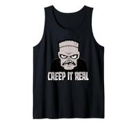 Creep It Real Classic Horror Monster Halloween Humor Diseño Camiseta sin Mangas