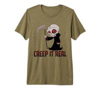 Creep It Real Cute Grim Reaper Camiseta Premium