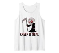 Creep It Real Cute Grim Reaper Camiseta sin Mangas