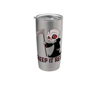 Creep It Real Cute Grim Reaper Vaso térmico de acero inoxidable de doble pared