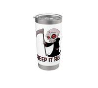 Creep It Real Cute Grim Reaper Vaso térmico de acero inoxidable de doble pared