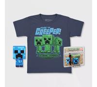 Creeper Cargado de Minecraft Funko con Camiseta Edición Limitada Talla XL