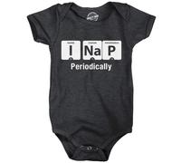 Creeper I Nap Peridicamente Camiseta para beb Regalo de Ducha Ropa Divertida para recin Nacidos Monos Divertidos para bebs Mono de Ciencia Di