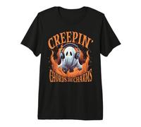 Creepin' Chords and Charms Halloween Music Lover Musician Camiseta Premium