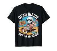 Creepin' It Cool Skeleton Summerween Divertido Halloween Verano Camiseta