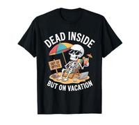 Creepin' It Cool Skeleton Summerween Divertido Halloween Verano Camiseta