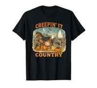Creepin’ It Country Cute Farm Halloween Animals Camiseta