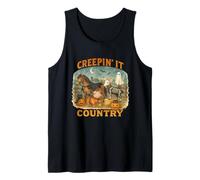 Creepin’ It Country Cute Farm Halloween Animals Camiseta sin Mangas