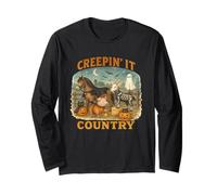Creepin’ It Country Cute Farm Halloween Animals Manga Larga
