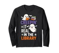 Creepin It Real in The Library Spooky Bookworm Halloween Manga Larga