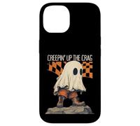 Creepin Up The Crag Divertido Halloween Fantasma Senderismo Escalada Carcasa para iPhone 14