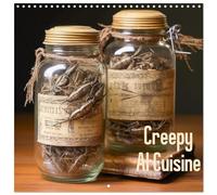 Creepy AI Cuisine (Wall Calendar 2026 12" x 24" / 30 x 60 cm (open)) CALVENDO 12 Month Wall Calendar
