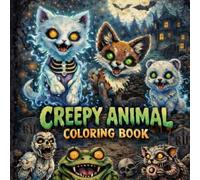 Creepy Animal Coloring Book: Haunted Creatures & Ghostly Pets Coloring Pages for Horror Art Lovers