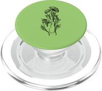 Creepy Art Gothic Goblincore Mushroom Hand PopSockets PopGrip para MagSafe