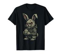 Creepy Bunny Rabbit Funny Zombie Egg Hunter Pascua Halloween Camiseta
