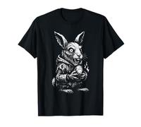 Creepy Bunny Rabbit Funny Zombie Egg Hunter Pascua Halloween Camiseta