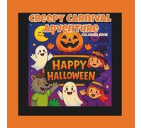 CREEPY CARNIVAL ADVENTURE COLORING BOOK: Silly Halloween Fun Under the Big Top - Ages 4-8 |40 Images A Spooky Circus Adventure for Kids Who Love ... Fun with Ghosts, Ghouls, and Monsters!