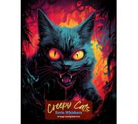 Creepy Cats: Eerie Whiskers Coloring Book Vol 4