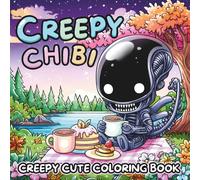 Creepy Chibi Coloring Book: Scary and Cute Chibi Horror Coloring Book for Teens and Adults, Stress Relief and Relaxation