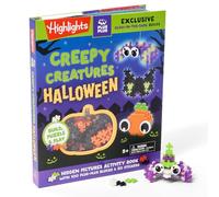 Creepy Creatures Halloween: Build, Puzzle & Play: Hidden Pictures Activity Book with 100 Plus-Plus Blocks and 50 Stickers, Glow-in-the-Dark Pieces and ... & Plus-Plus Activity Book and Blocks Set)