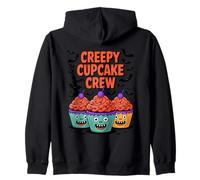 Creepy Cupcake Crew Funny Baking Cupcakes Zombies Halloween Sudadera con Capucha