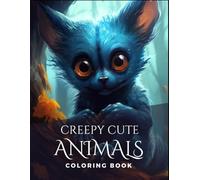 Creepy Cute Animals Adult Coloring Book: Adorable Yet Odd Animal Coloring Pages for Adults Who Love the Weird and Whimsical (Myth & Magic: Fantasy Worlds Coloring Series)