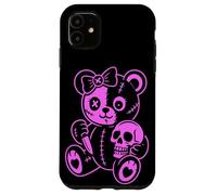Creepy Cute Bear With Knife And Skull Carcasa para iPhone 11