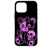 Creepy Cute Bear With Knife And Skull Carcasa para iPhone 16 Pro Max