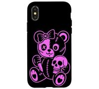 Creepy Cute Bear With Knife And Skull Carcasa para iPhone X/XS