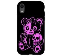 Creepy Cute Bear With Knife And Skull Carcasa para iPhone XR