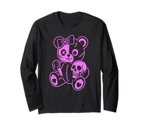 Creepy Cute Bear With Knife And Skull Manga Larga