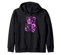 Creepy Cute Bear With Knife And Skull Sudadera con Capucha
