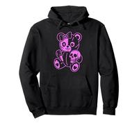Creepy Cute Bear With Knife And Skull Sudadera con Capucha