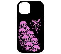 Creepy Cute Forest Fairy With Skull Pile Carcasa para iPhone 14
