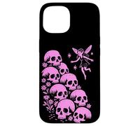 Creepy Cute Forest Fairy With Skull Pile Carcasa para iPhone 15