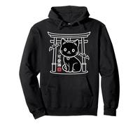 Creepy Cute Gato Japonés - Kawaii Tokyo Kawaii Neko Sudadera con Capucha