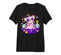 Creepy Cute Goth Pink Teddy Bear Pastel Vaporwave Kawaii Camiseta Premium